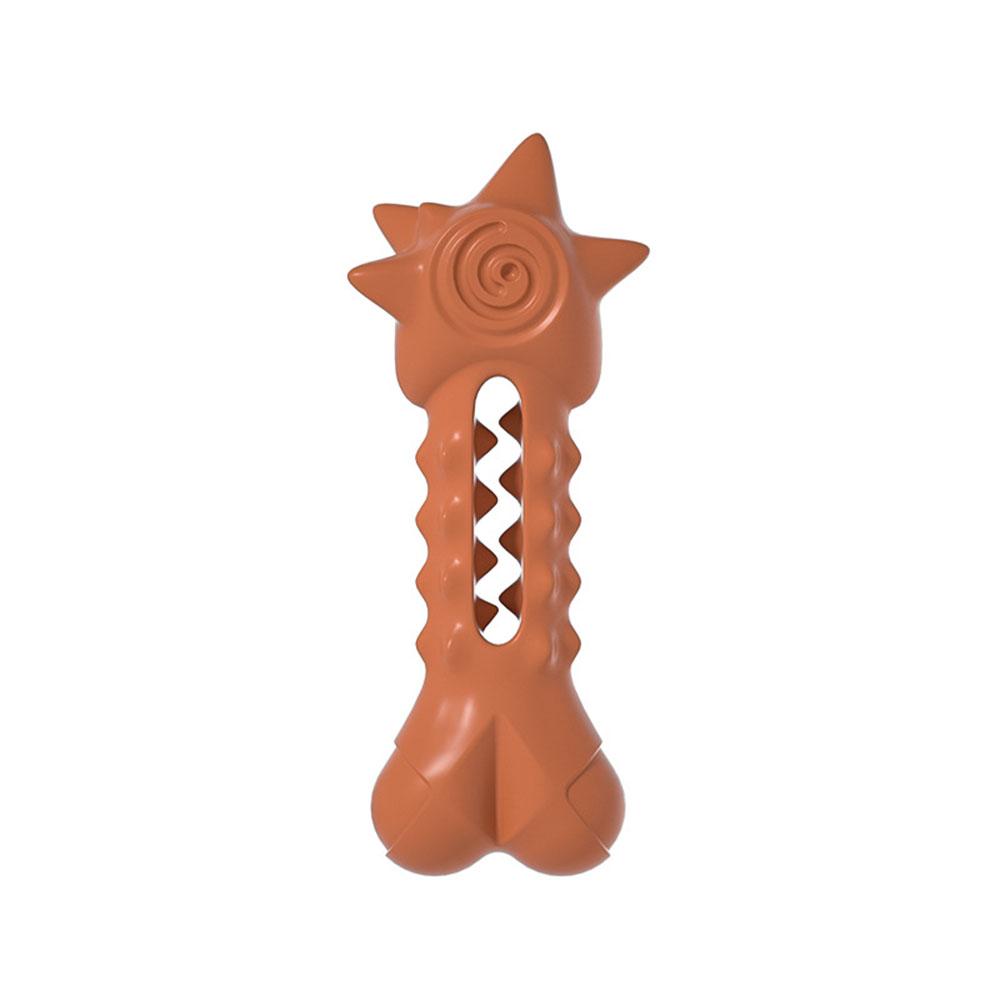 

Игрушка-жевалка для собак в форме звезды - Прочная, устойчивая к укусам, интерактивная игрушка для щенков и взрослых собак, самоигральная молярная игрушка для чистки шоколадный
