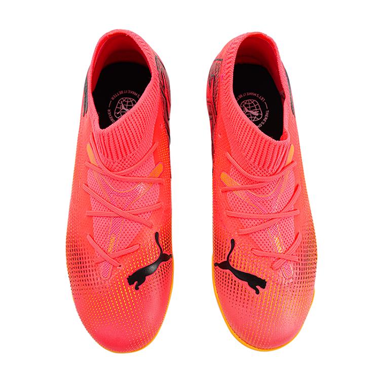 Puma Future Comfortable Casual Mid-Top Kids Soccer Shoes Kids Soccer Shoes Red 107731-03
