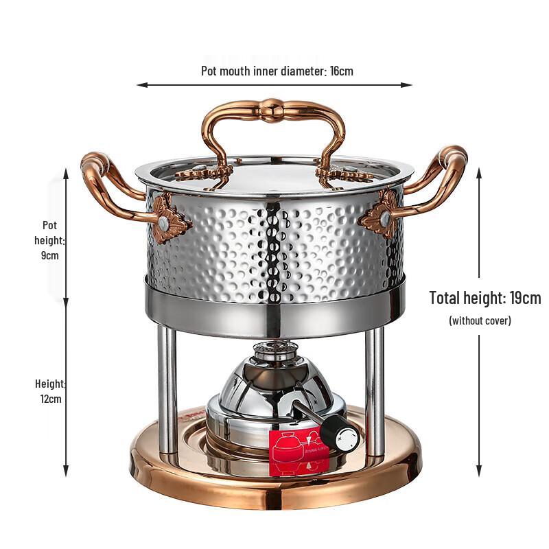 304 Stainless Steel Mini Hot Pot