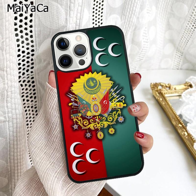 

Ottoman Empire Coat Of Arms Phone Case Cover For iPhone 17 Air 16 16e 15 plus 11 12 13 14 pro max shell coque iPhone 11pro max