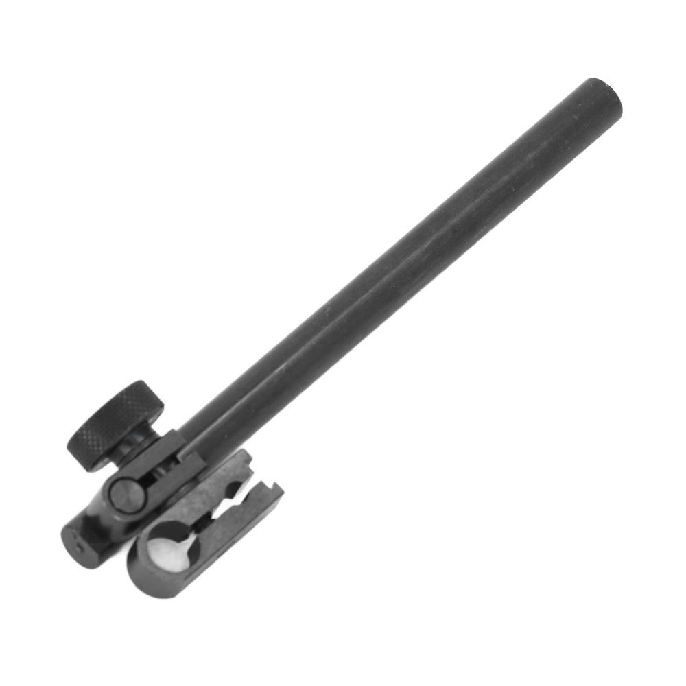 Arm 110mm Lang Messuhr Halter Legierung 8mm Loch Schwenk Säulenhalter Arm Schwenkklemme Messuhr Halter Stange