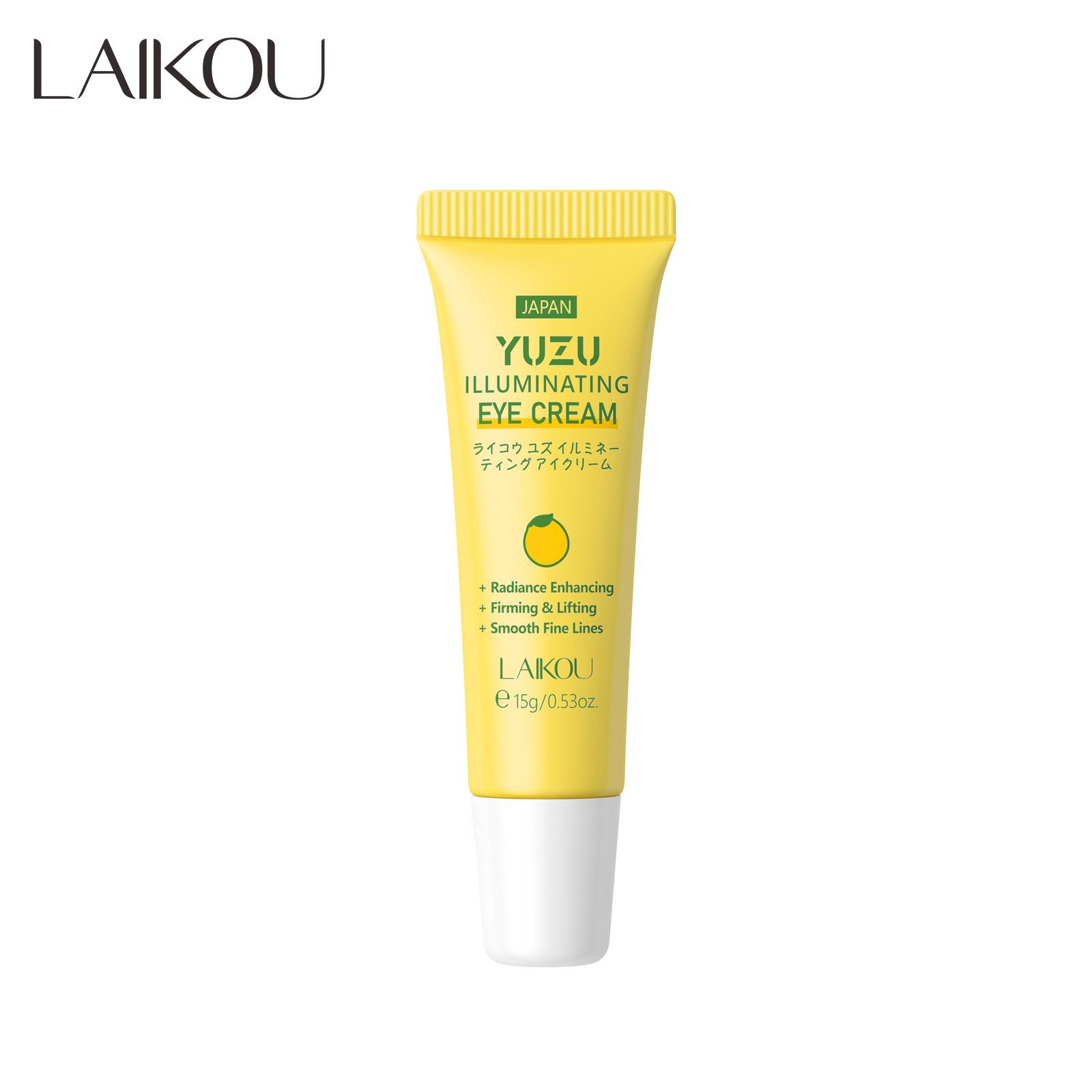 

LAIKOU Anti Dark Circle Eye Cream Eye Bags Anti-Wrinkle Fine Lines Firm Whitening Cream Skin Care 15g
