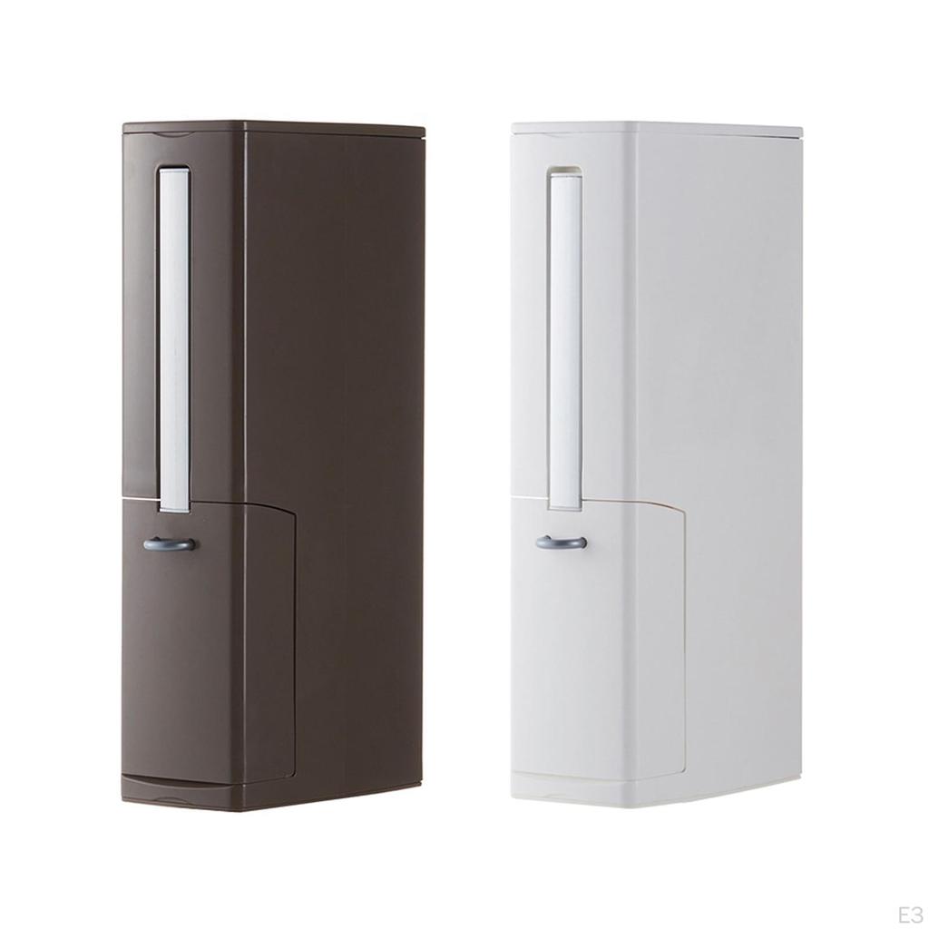 Modern Trash Can And Toilet Brush Set for Home