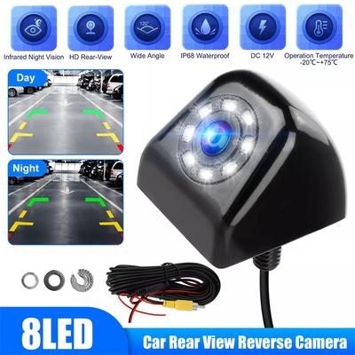 Universal Rearview Backup Camera For Cars Led Night Vision For Auto Parking And Reverse Assistance