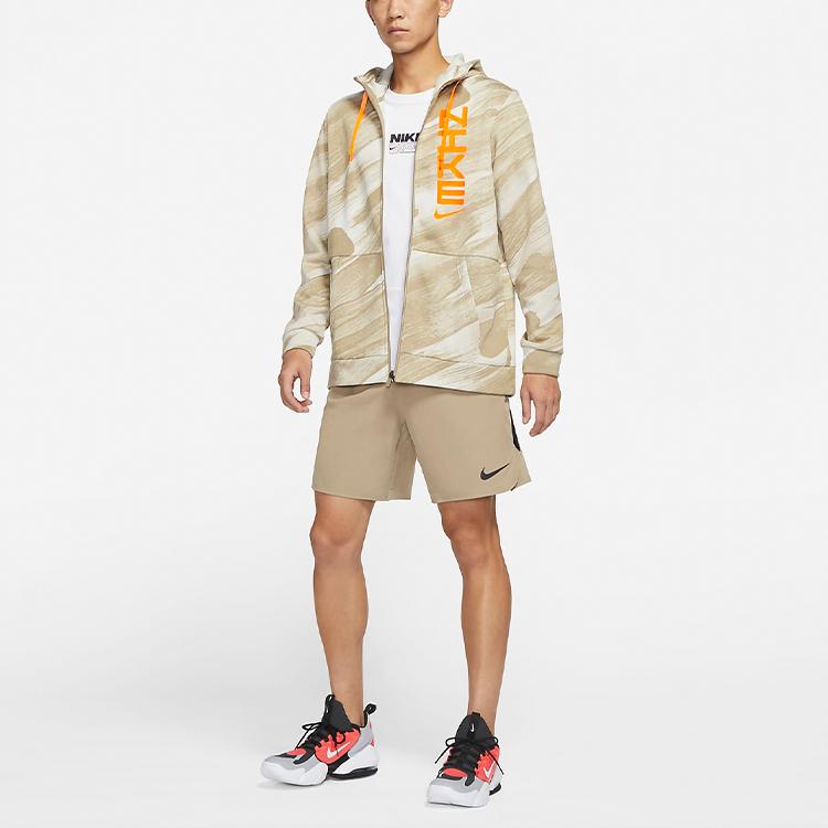 Nike Therma-Fit Sport Clash Full-Length Zip-Up Training Hoodie Jacket Men Jackets Khaki DD1891-247