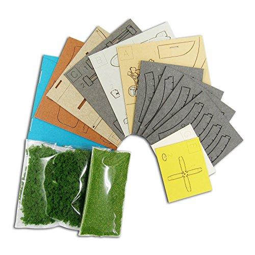 Sankei Studio Ghibli Mini Kiki's Delivery Service Dragonfly and Propeller Bicycle Non-Scale Paper Craft MP07-10