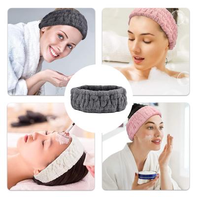 Elastic Coral Fleece Hair Band Moisture Wicking Quick Dry Feature for Sports Running and Active Lifestyles Lightweight