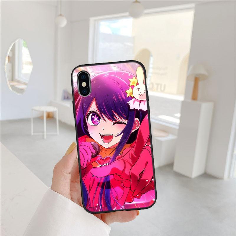 LO79 Oshi No Ko Ai Hoshino Soft Shell Phone Case for Xiaomi Xiaomi Poco M4 M5 M6 M7 X3 X6 X7 F8 Ultra Pro GT NFC