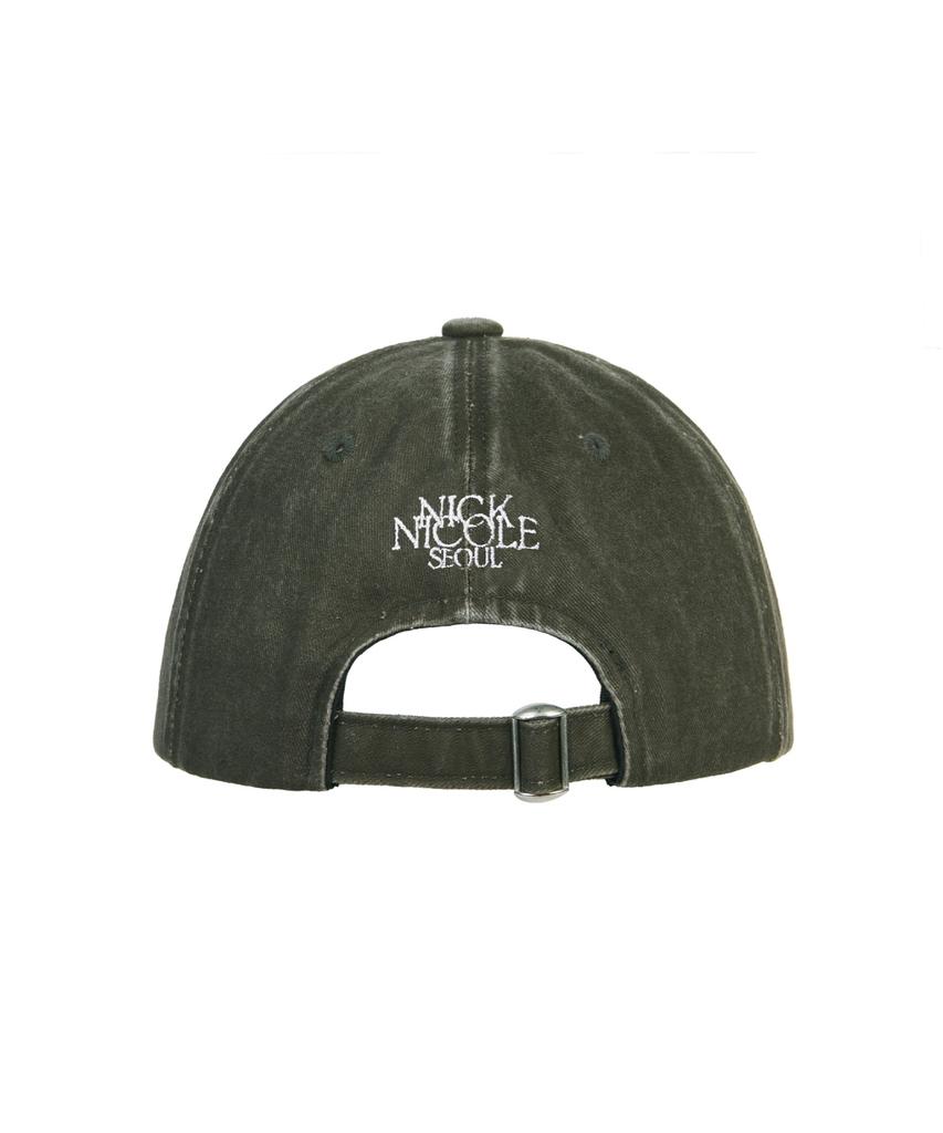 Nigaennikol Vintage Mini Butterfly Ball Cap_Khaki Cream