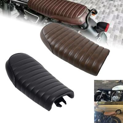 1 Pcs Motorrad Buckel Custom Vintage Kissen Flache Gör Tracker Retro Cafe Racer Sitz Sattel Für Honda CB750 CG125 CB400 CB500