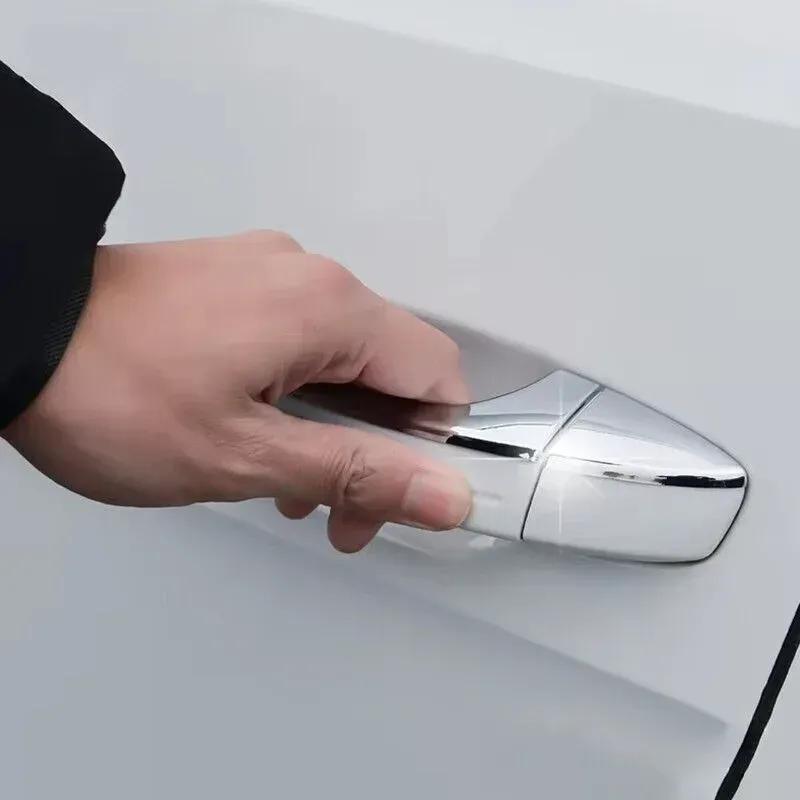 For VW Golf 7 MK7 MK7.5 2014- Car Smart Door Handle Cover Sticker Moulding Trim Exterior Protective Decor Accessories