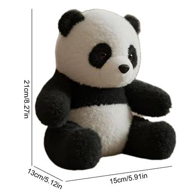 Panda Plush Toy for Emotional-Support & Anxiety Relief - Ultra Soft Realistic Stuffed Animal for Birthday Gift, Nursery Decor