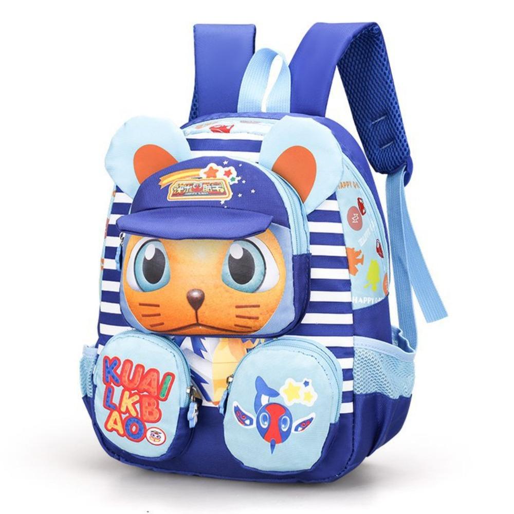 New Children's Schoolbag, Load Reduction Spine Protection Backpack, Primary School Schoolbag, Cartoon Kindergarten Schoolbag