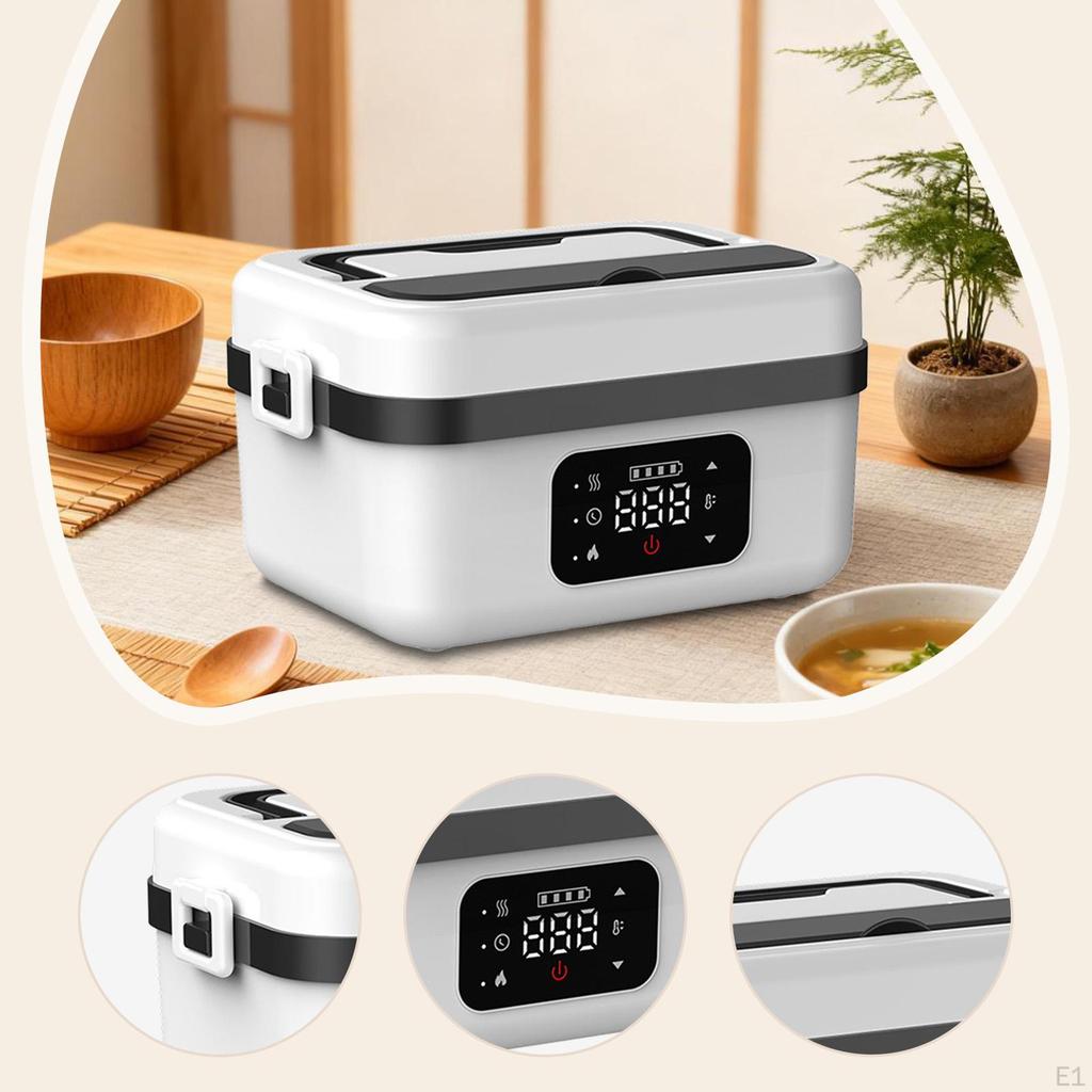 Electric Lunch Box Heat Preservation Portable for Adults Men Women Teens