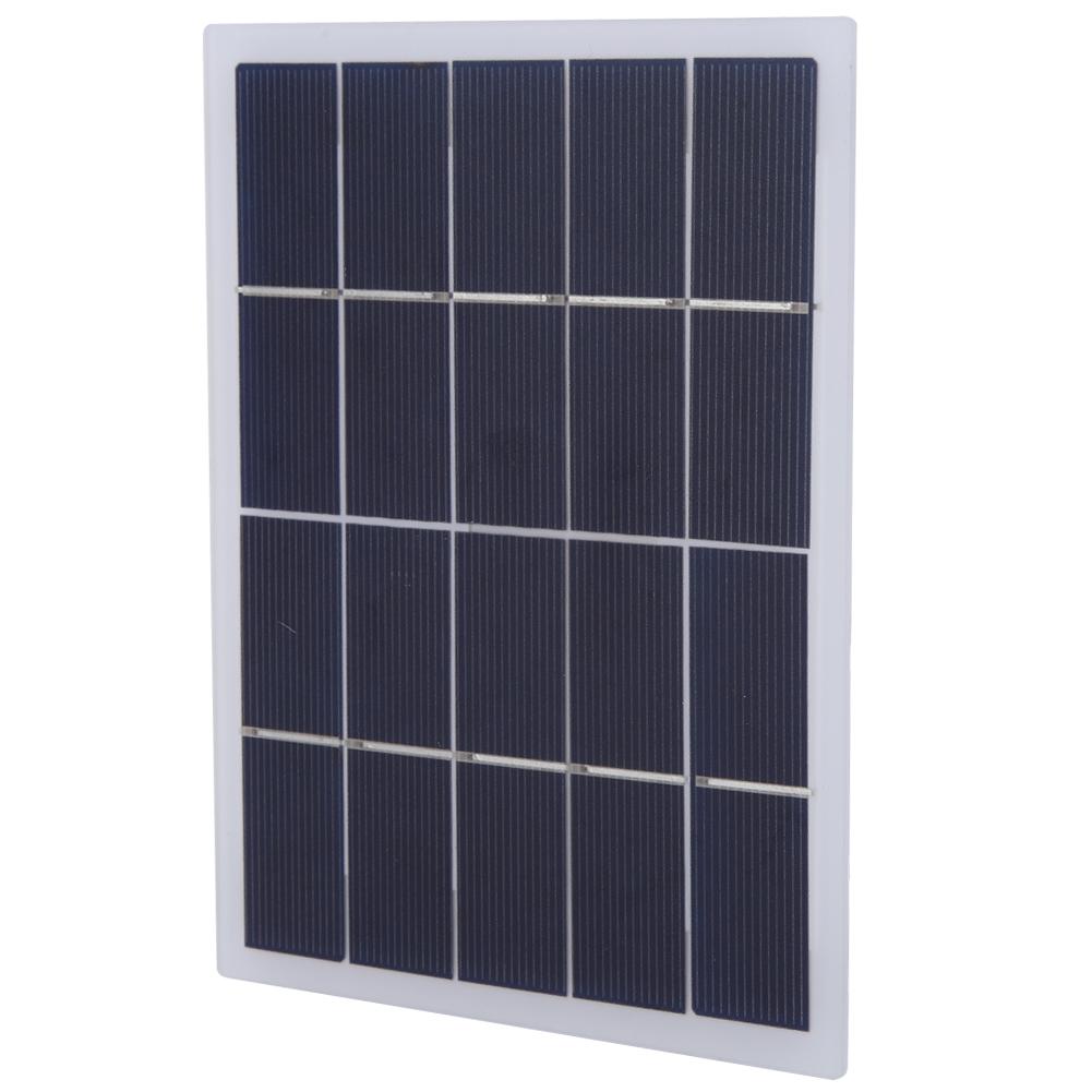 3W 5V Polycrystalline Silicon DIY Solar Panel Laminated Board Battery Plate 170x130mm(3W‑White )