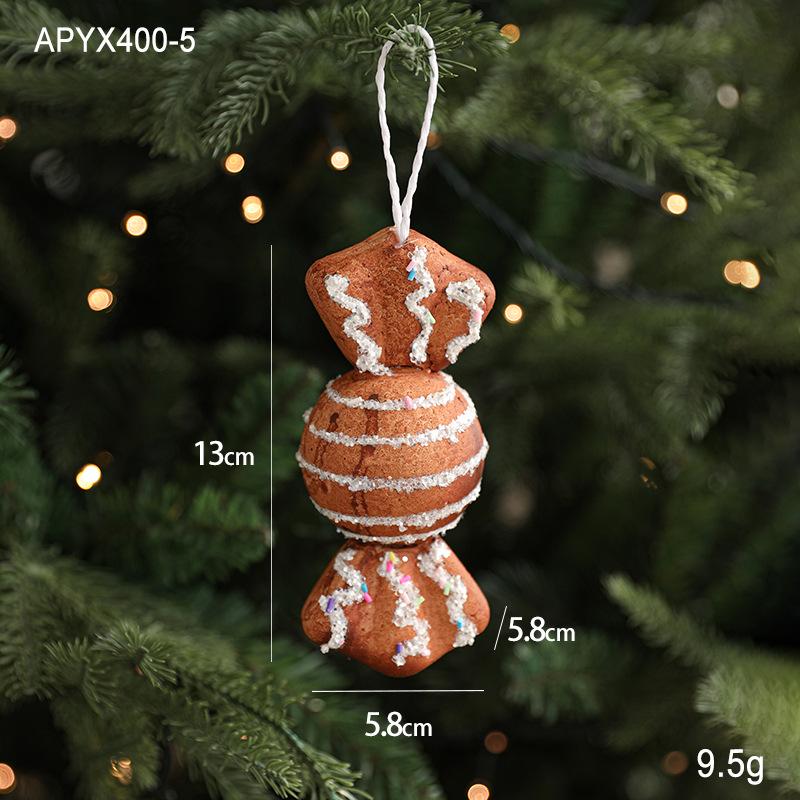 Cross-border Christmas Decorations: Adhesive Powder Snowflakes, Stars & Tree Ornaments