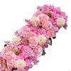 Artificial Rose Floral Panel for Table Centerpiece And Wedding Reception Silk Flower Decor