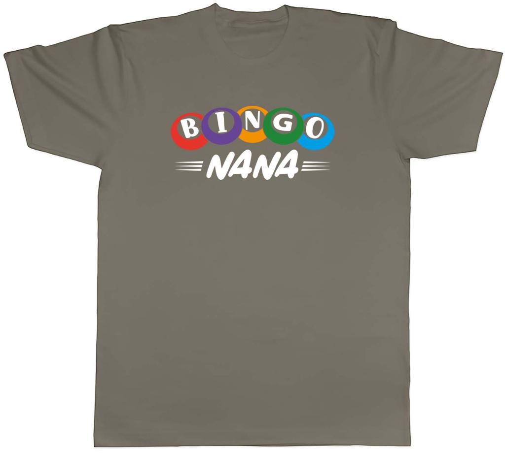 Bingo Nana Unisexs TShirt Number Card Jackpot Tee Gift