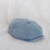 Spring and Autumn Parent-child Children's Denim Washed Children's Hat Adult Peaked Hat Octagonal Newsboy Hat Men's and Women's Forward Hat