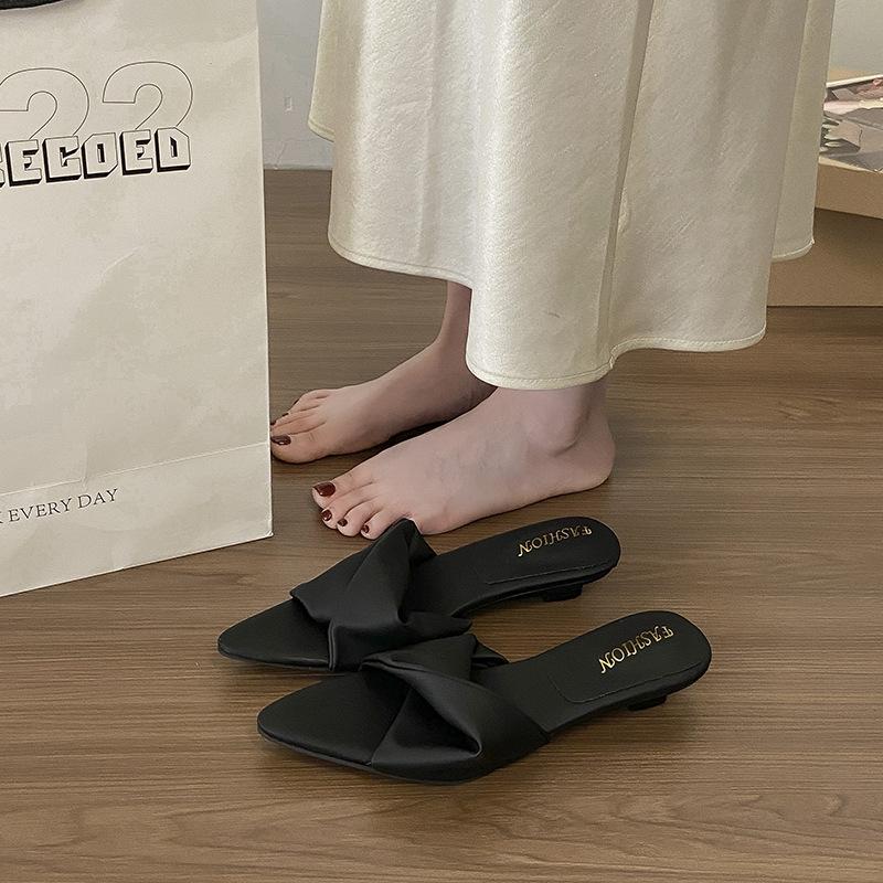 

Женская летняя одежда 2025 новые французские вечерние туфельки-феи с юбкой на танкетке с острым носком красивые босоножки на высоком каблуке 39