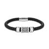 Personalized Norse Viking Runes Amulet Bracelet Leather Wristband With Futhark Rune Bead In Your Choice Viking Jewelry