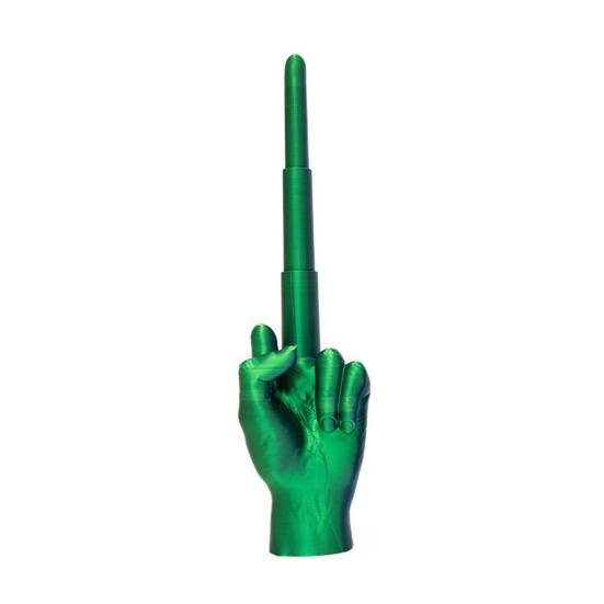 3D Printed Retractable Middle Finger Telescopic Middle Finger Figurine Stress Relief Toy Home Office Living Room Desktop Decoration Ornament Gag Gift
