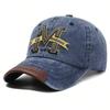 Unisex M Buchstabenstickerei Waschen Baseballkappen Frühling Herbst Outdoor Sonnenschutzmütze Verstellbar Lässig Trucker-Kappen