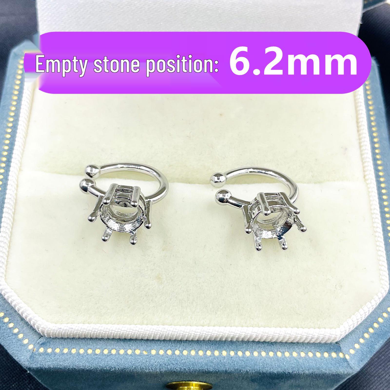 

Клипсы для ушей с круглыми бриллиантами без прокола и заостренными камнями хуацзы – Высококлассные, стильные серьги-заявления