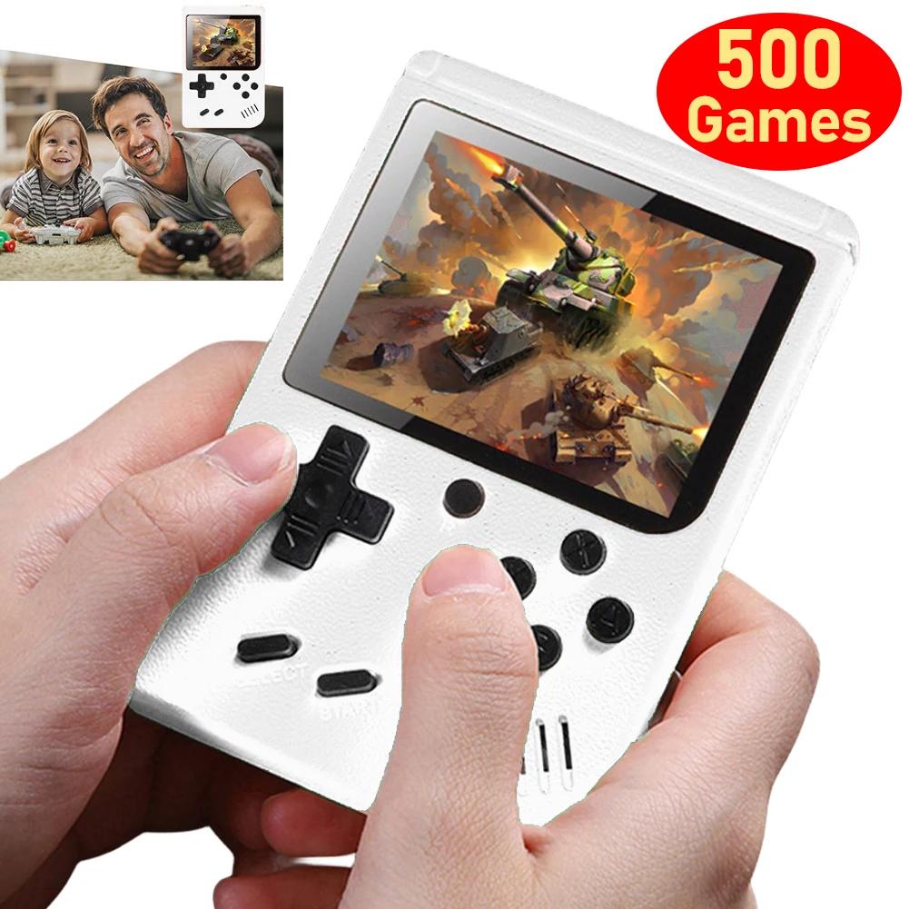 800 Games Handheld Video Game Console 3 Inch TFT Screen with 500/400 FC Classic Games Nostalgic Games Console for Kids and Adult