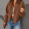 Women's Shirt Solid Color Long Sleeved Jacket