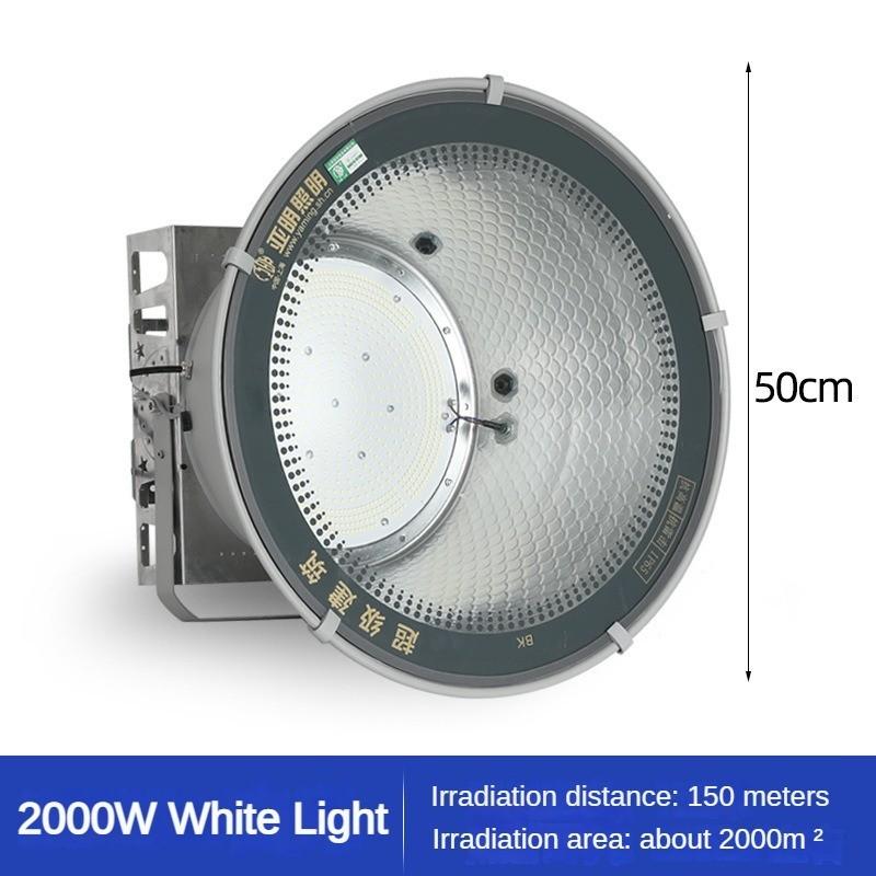 220V IP65 Waterproof Construction Site Illumination Lamp Public Square Searchlight High Brightness LED Tower Pendant Lamp