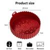 3pcs/2pcs Air Fryer Silicone Pot Reusable Non-stick High Temperature Resistant Air Fryer Liner
