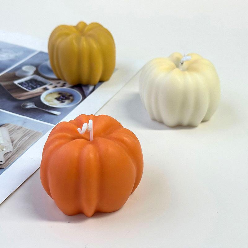 Halloween DIY Svícník Ručně vyráběný Tvar dýně Domácí dekorace Ozdoba Párty rekvizity Potřeby