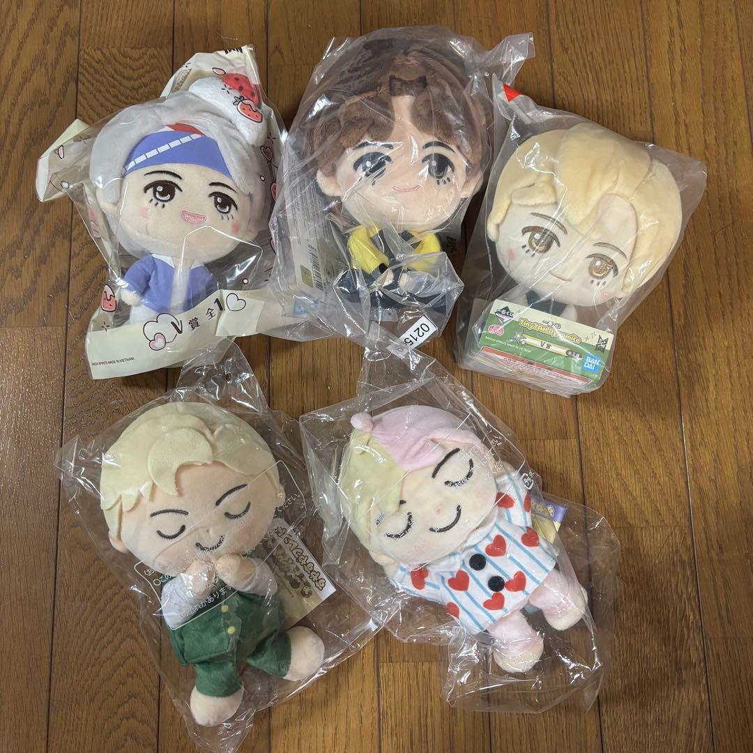 

[ИСПОЛЬЗУЕТСЯ] BTS Tiny Tan V Ichiban Kuji Suyasuya Friend, плюшевая игрушка Tete