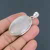 Selenite Pendant Natural Gemstone Pendant 925 Sterling Silver Pendant Handmade Pendant Selenite Jewelry Anniversary Gift Best Design Pendant