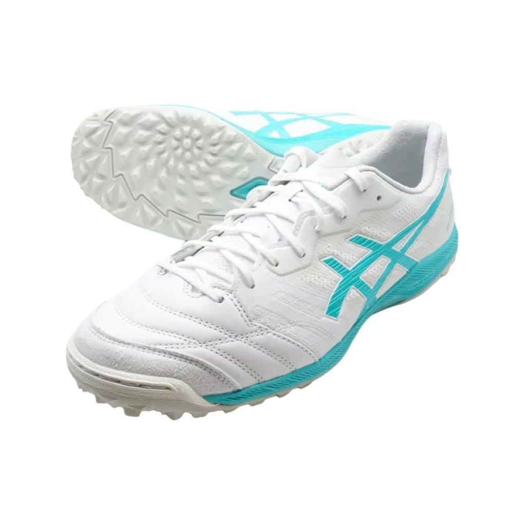 Asics Low Top TF (Rubber Studs) Soccer Shoes Men Soccer Shoes White Blue 1111A218-101