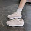 Women's Running Shoes Lightweight Flat Bottom Shock-absorbing Casual Sports Sneakers Plus Size 43 Suede Student Shoes