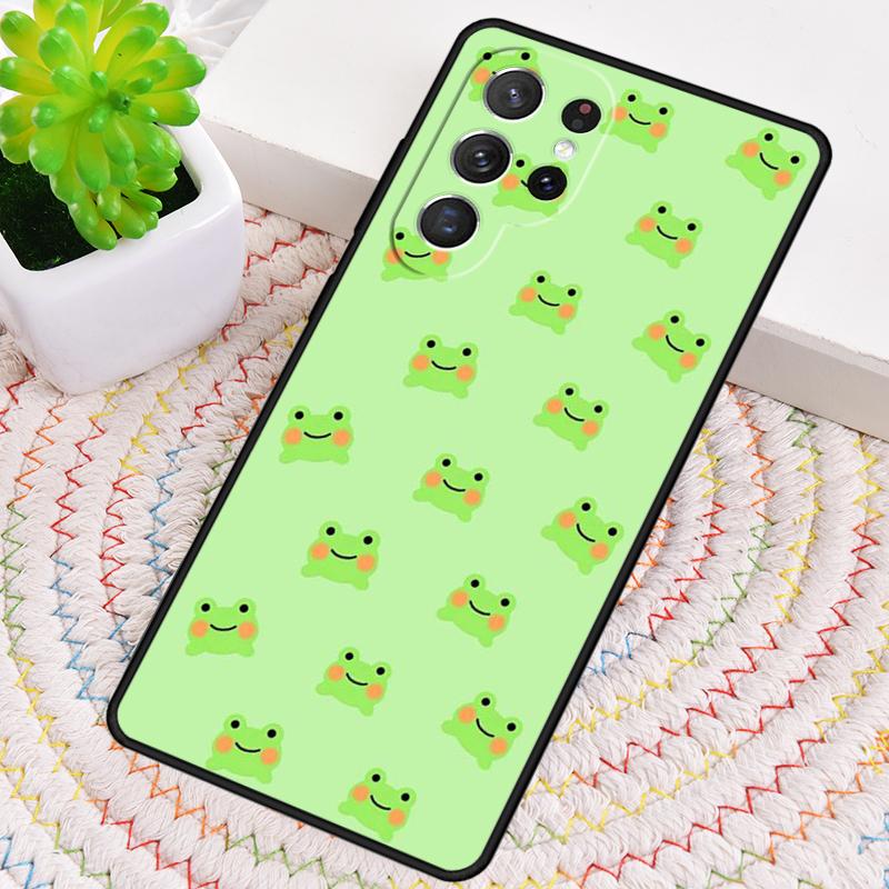 Cute Cartoon Frog Phone Case for Samsung Galaxy note 10 pro S26 Ultra S23 S24 FE S25 S21 S22 PLUS shockproof Cove