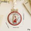 Wooden Christmas Tree Hanging Ornaments Santa Claus Snowman Colorful Xmas Tree Decorations Christmas Ornaments