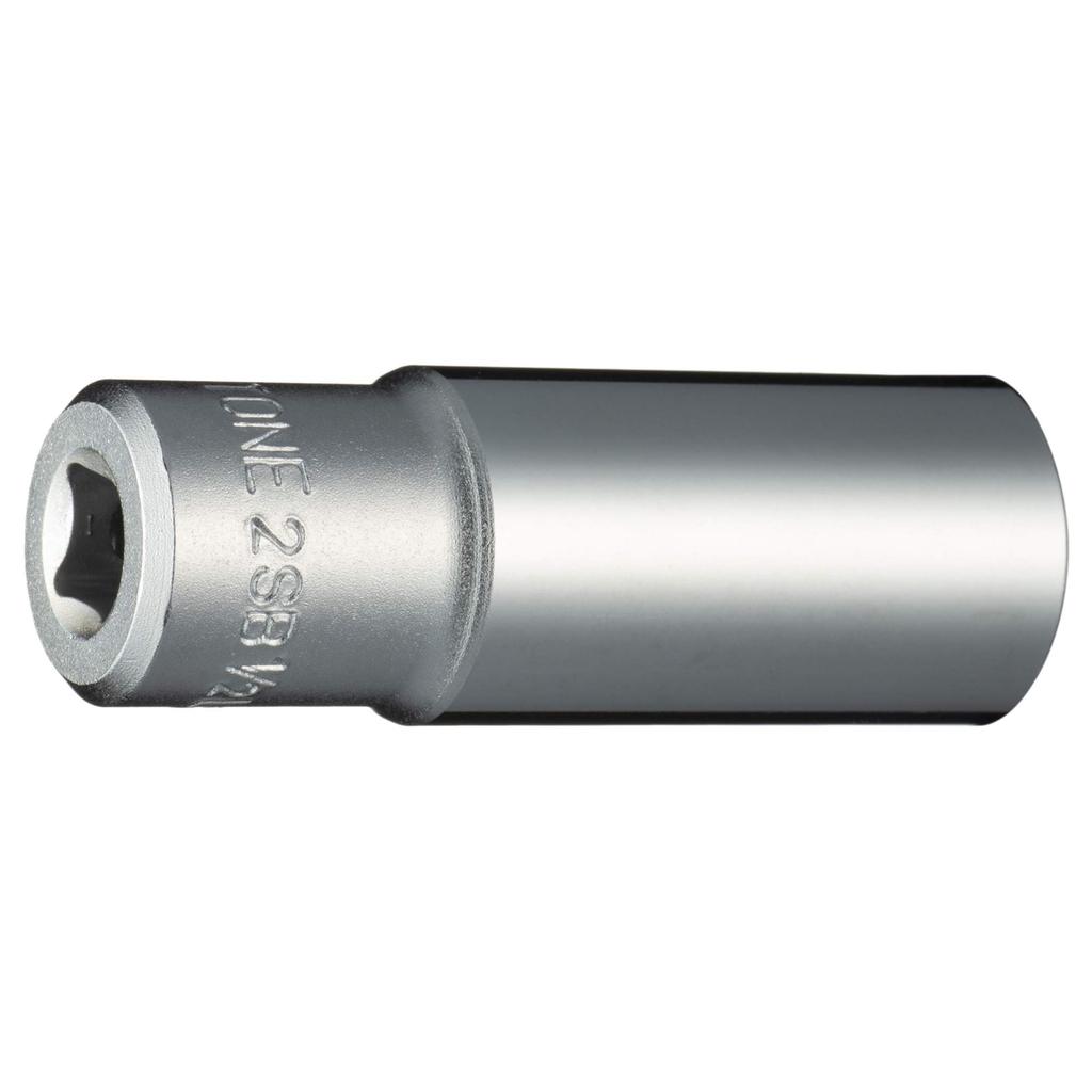 TONE Deep Socket Drive Size Hex Size Inch (Hexagonal) 2SB-16L, 6.35mm (1/4"), 1/2