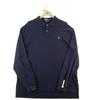 Seconde vie - Polo manches longues Homme  Marine - Bon état