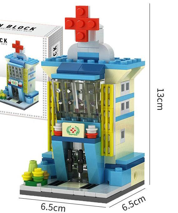 House Building Blocks Mini City Store Street View Snack Street Children'S Toys Boys And Girls Gifts Compatible With