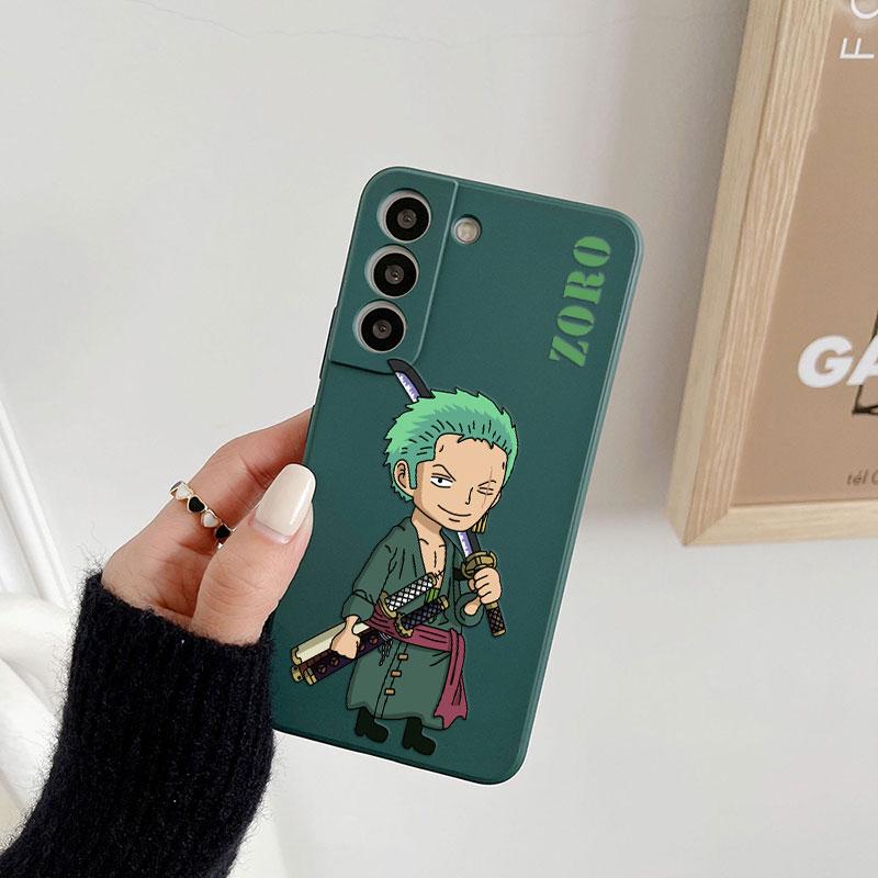 Cute Cartoon Luffy Zoro Ace Phone Case For Samsung Galaxy S26 S25 Ultra S24 S23 S22 Plus S21 S20 FE S26 A37 A57 5G Silicon Cover