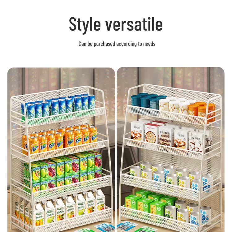 Compact Countertop Snack & Cigarette Display Rack for Convenience Store Cash Register