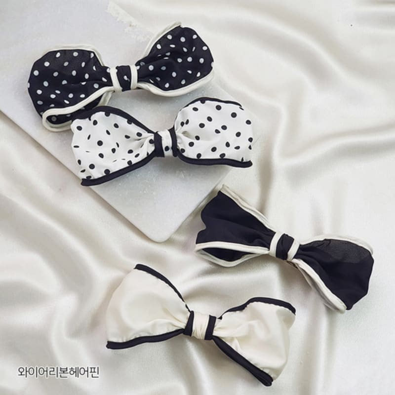 BESTY Wang Schleifennadel Haargummi Schwarze Schleife Automatische Nadel