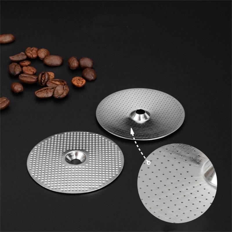 Water Distribution Net Stainless Steel Coffee Machine Filter Basket Coffee Filter Disk Perfect for Coffee Enthusiasts