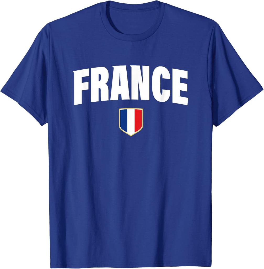 France Shirt Retro French Flag Vintage Boys & Girls Souvenir Unisex T-Shirt