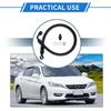 Samochodowy pleciony wąż paliwowy Kompatybilny z Honda Accord Civic Prelude CRX CR-V, Wytrzymały Plastik Metal Czarny
