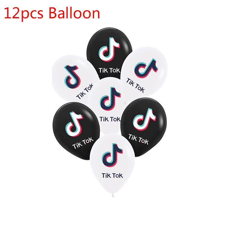 Colorful Tik Tok Birthday Party Supplies Set Featuring Fun Tableware Decor Plates Cups And Banner