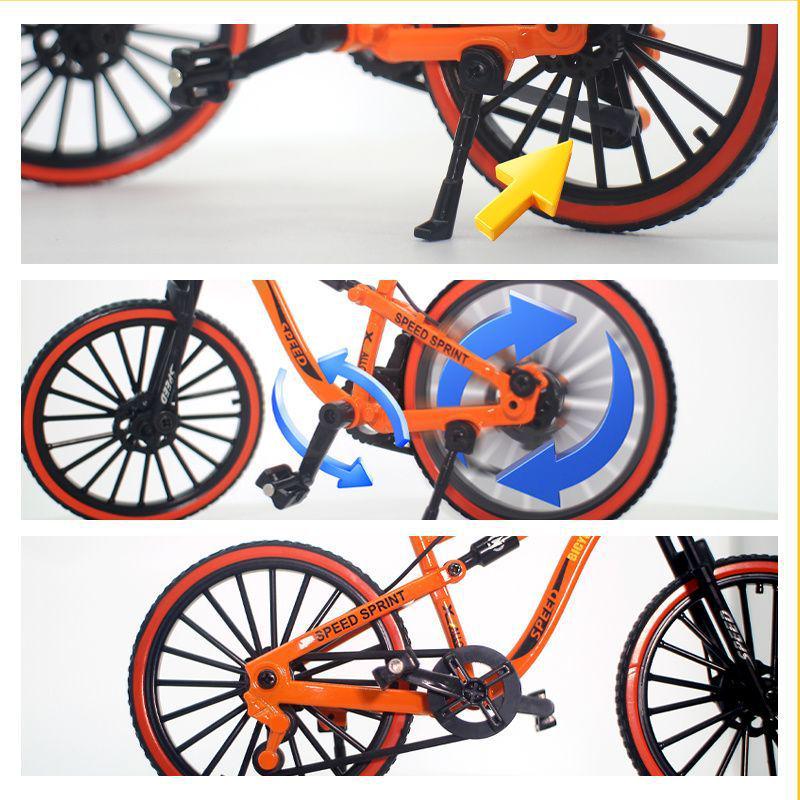 Off-Road Mountain Alloy Bicycle Model Ornament - 1:8 Racing Boy Toy Gift